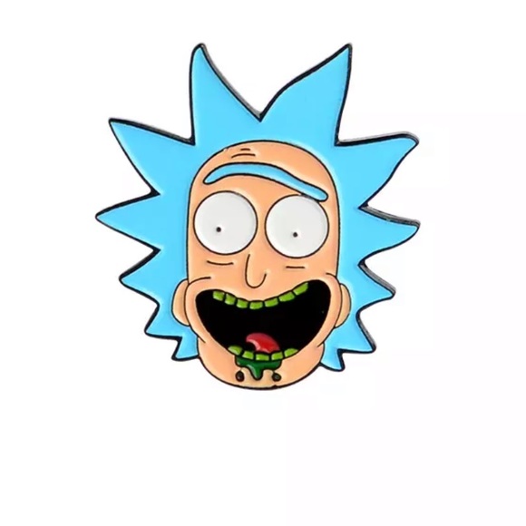 Set of 3 Rick and Morty Lapel Pins Pickle Rick - Picture 8 of 15